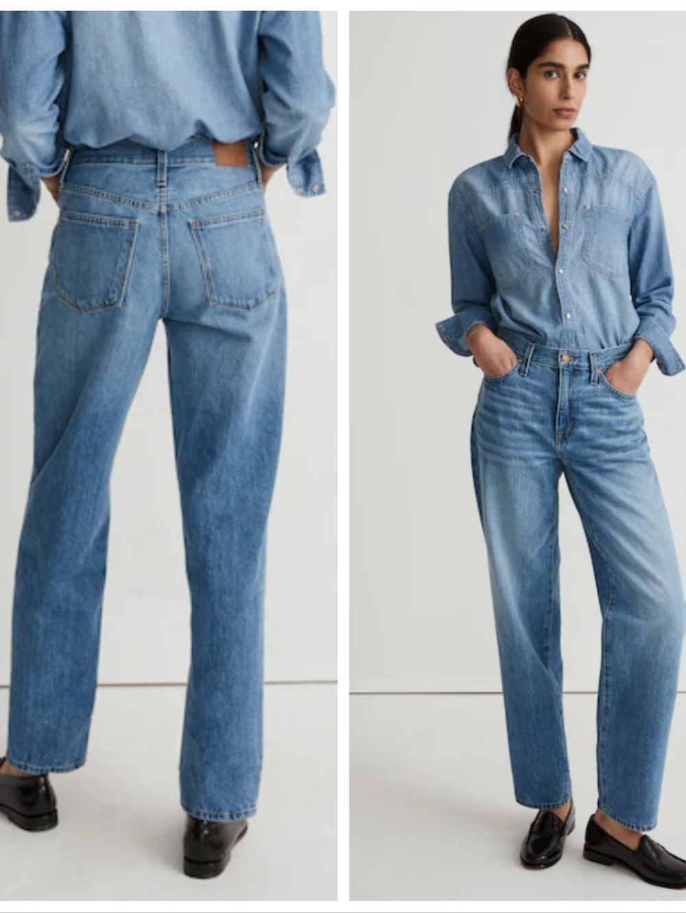 Madewell Slouchy Boyfriend Jeans Women's 26P - 28" Waist Vintage Vibe Effortless